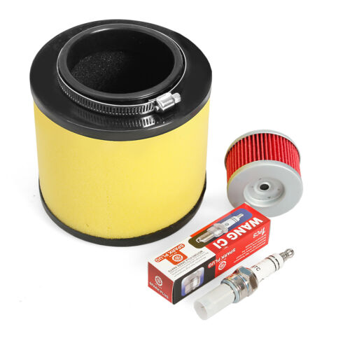 New Air Filter Oil Filter & Spark Plug For Honda Foreman 400 450 Rancher 350 Atv