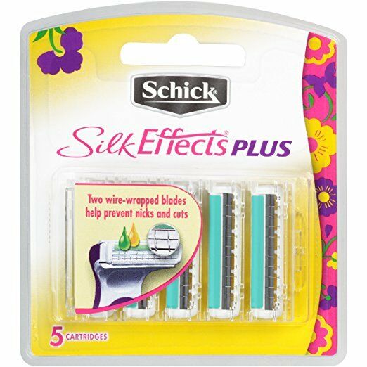 Schick Silk Effects Plus Razor Blade Refills For Women - 5 Cartridges