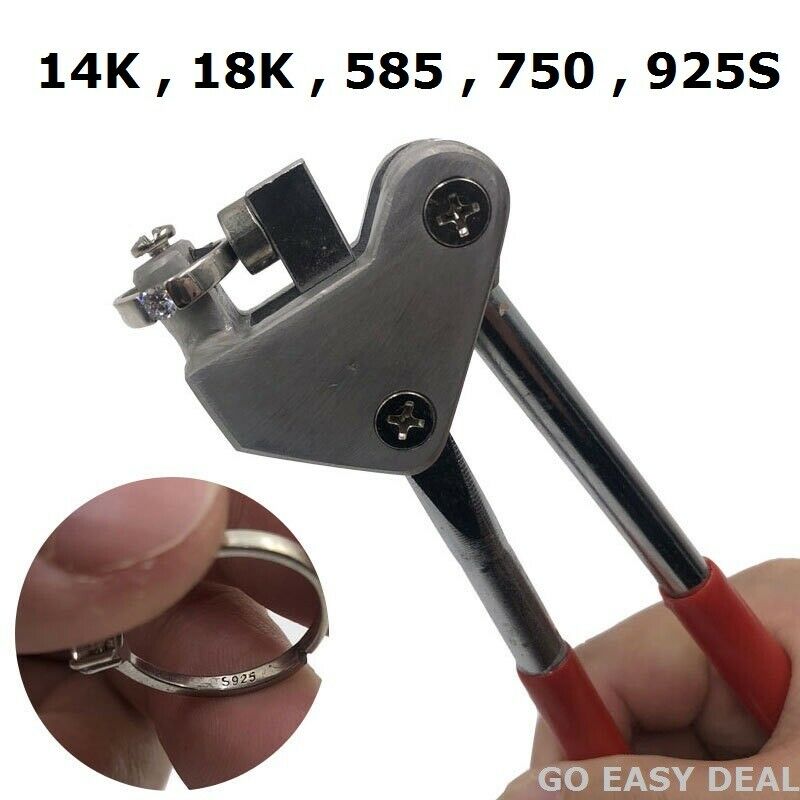 Printing Plier Stamp Jewelry Tool Stamping Force Manual Press Letters & Numbers