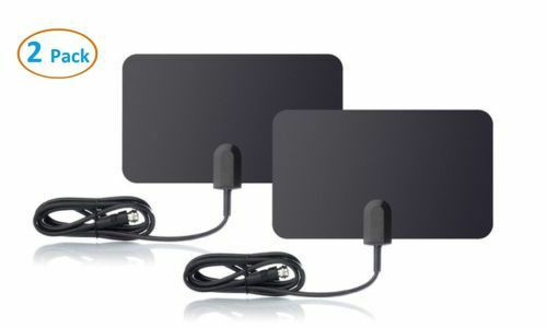2 Hdtv 1080 Digital Indoor Antenna Improved As Seen Tv Clear Hd Amplified Pack
